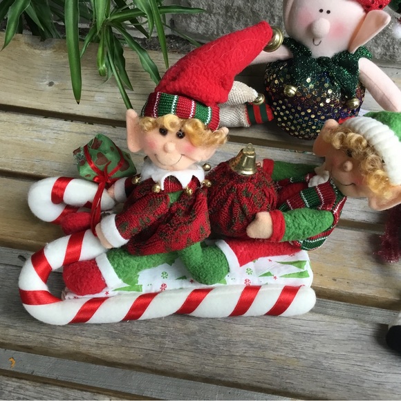 Cute Christmas elves, 4 in set - Picture 2 of 4